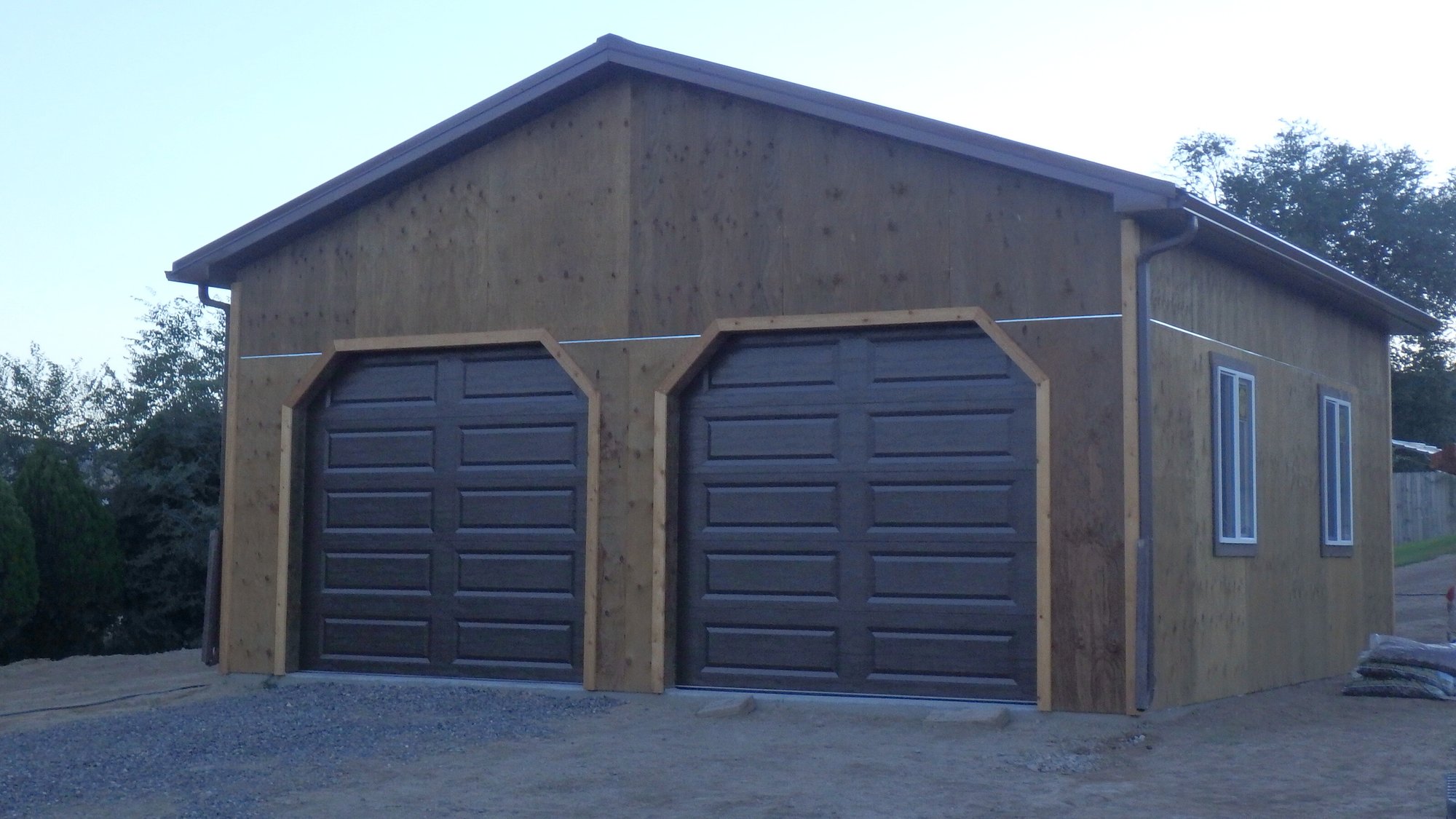 Wood-Frame Garage